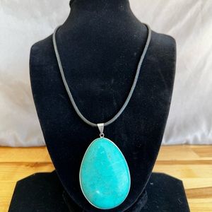 Authentic Turquoise Pendant Necklace
